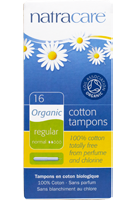organic applicator tampons pack regular absorbency