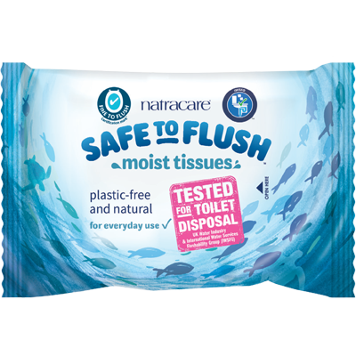 paquete Papel higiénico húmedo Safe to Flush