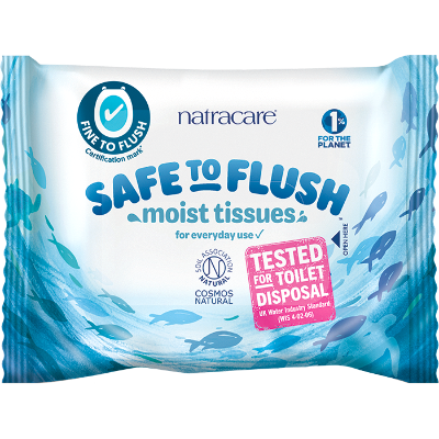 Safe to Flush papier toilette humide