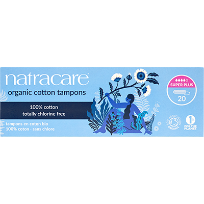 organic tampons pack non-applicator super plus absorbency