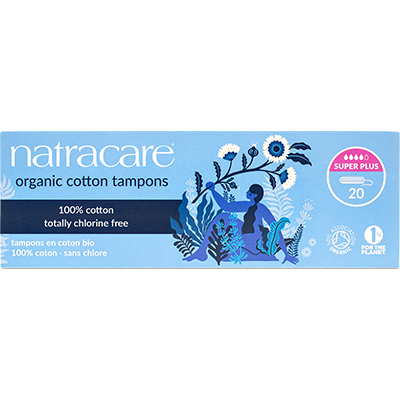 organic non-applicator tampons pack super plusabsorbency