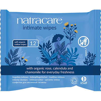 organic intimate wipes pack