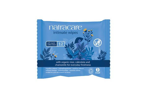 Organic Intimate Wipes pack