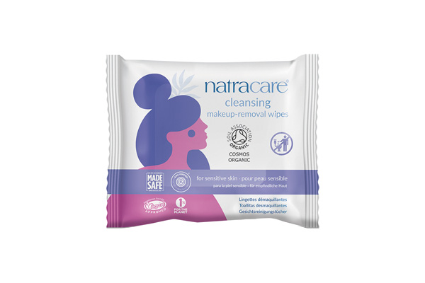Biologische reinigingsdoekjes make-up removerwipes pack image