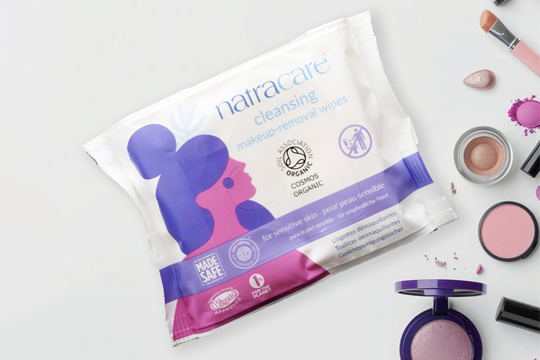 Biologische reinigingsdoekjes make-up removerwipes Wipes foto