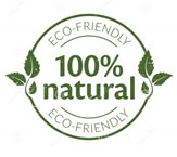 100% natural Logo