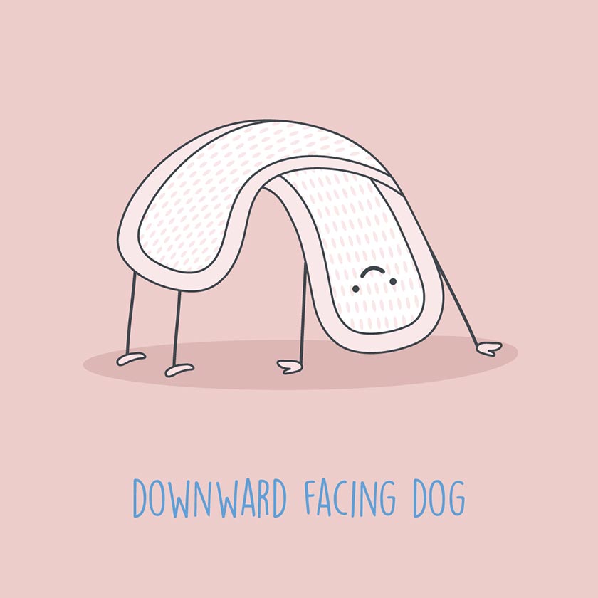 Downward Facing Dog During Period