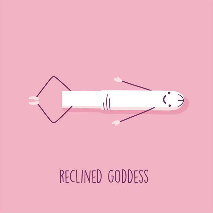 Reclined goddess yoga houding