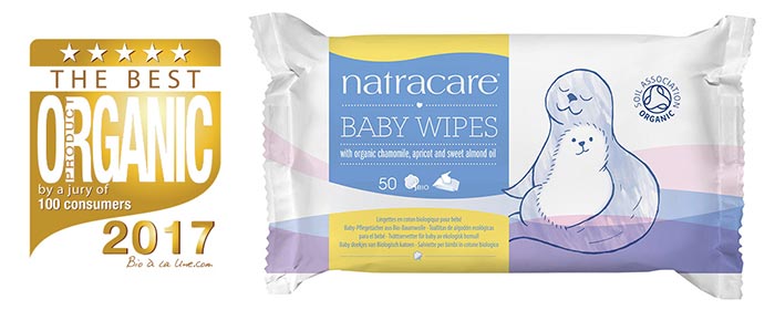natracare baby wipes best organic product awards