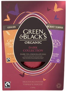 green and blacks organic chocolate egg