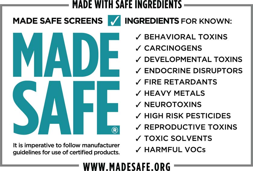 made safe ingredients list