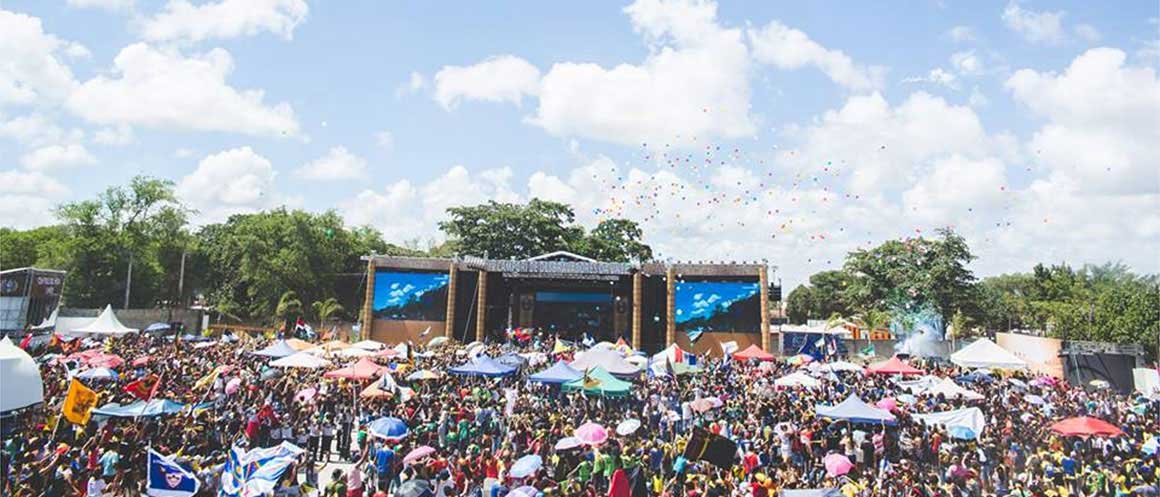 main stage at a festival