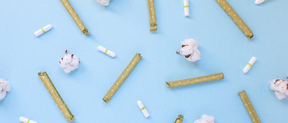 natracare organic tampons scattered