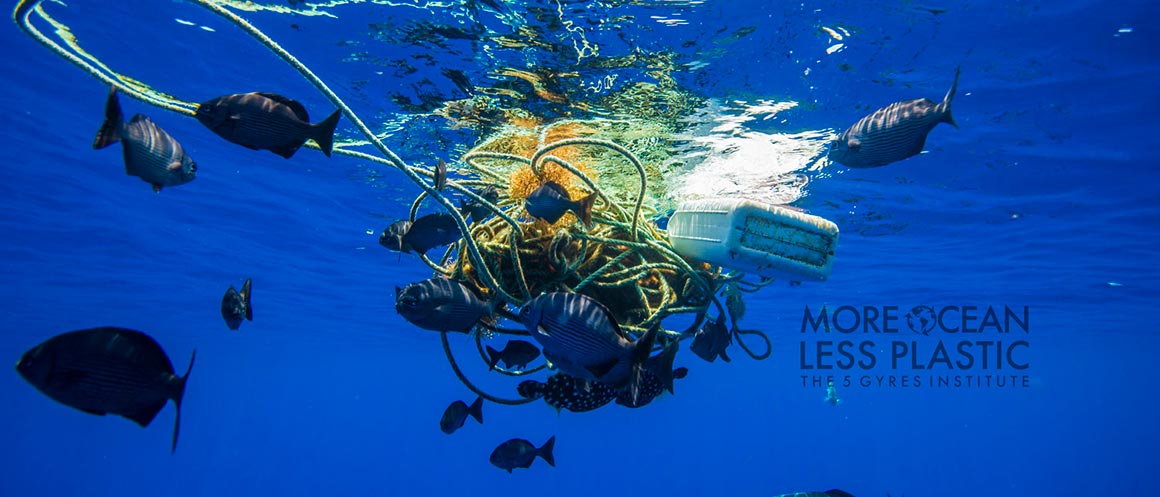 plastic in ocean image from 5 gyres