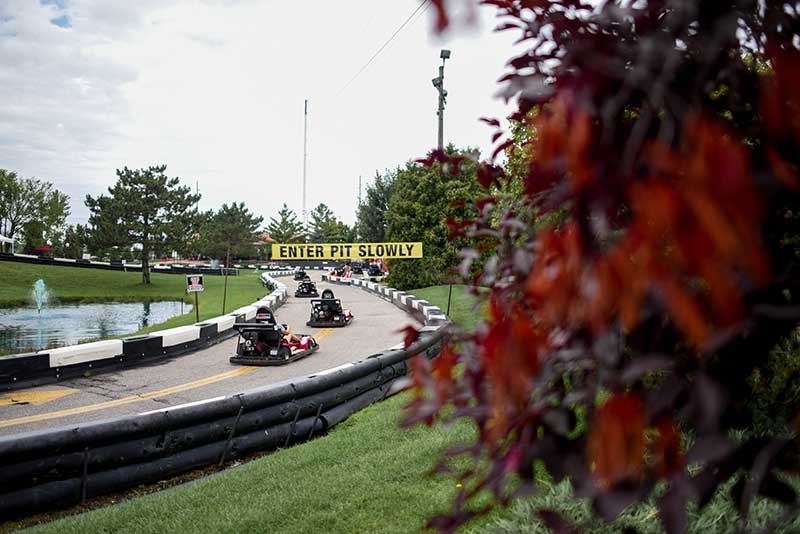 Go-kart racing track