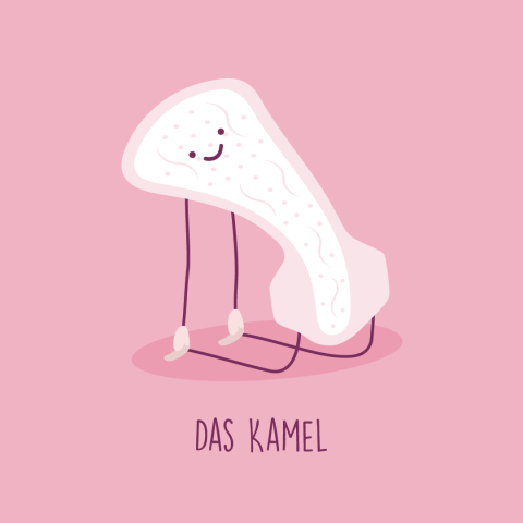 Das Kamel yoga-stellung