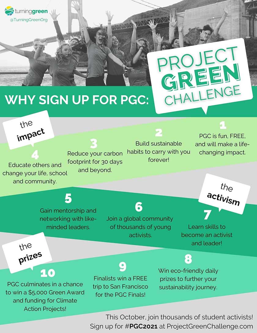 About Project Green Challenge Flyer