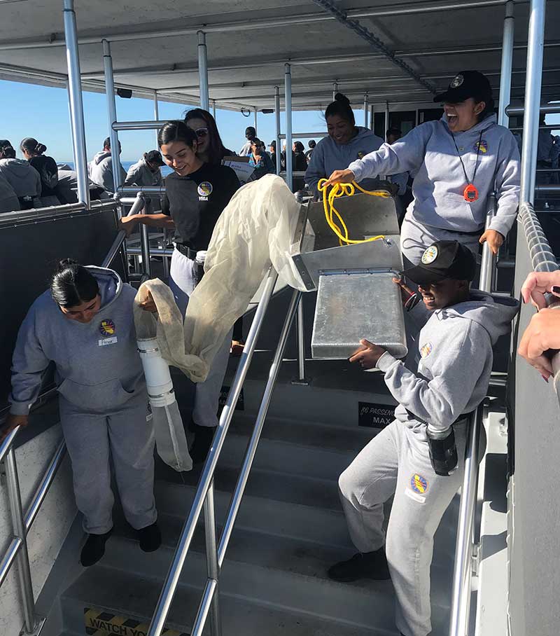 5 gyres plastic trawl deployment 