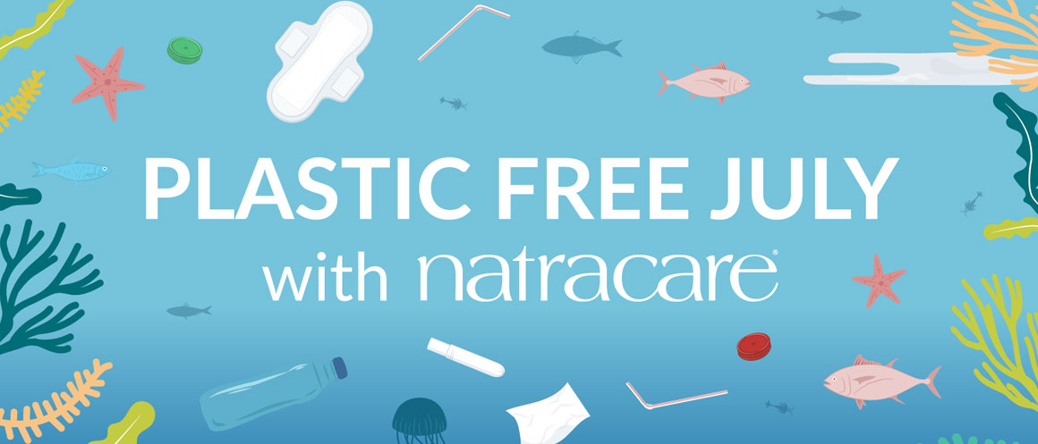 plastic free july with natracare