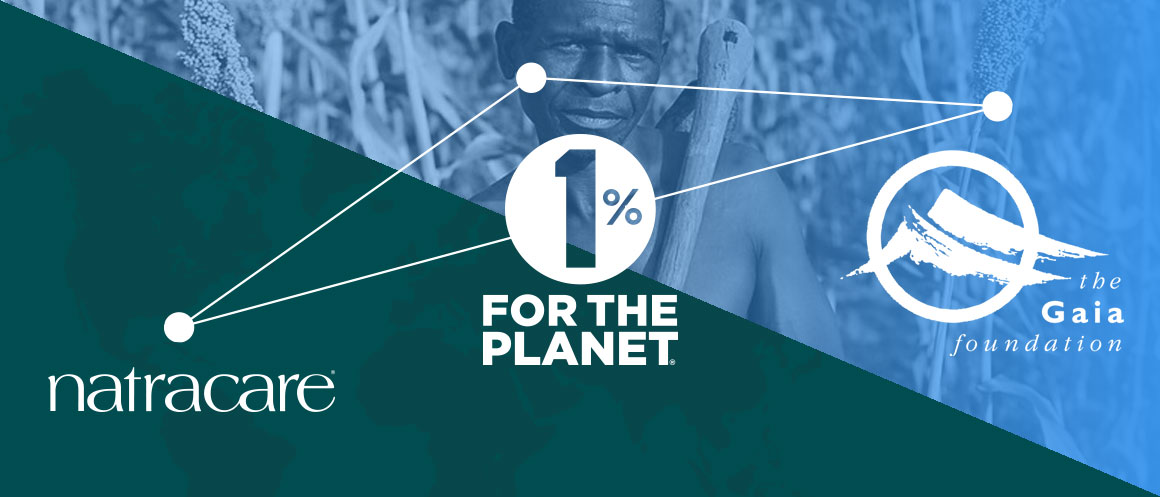 natracare joins with the gaia foundation through 1% for the planet