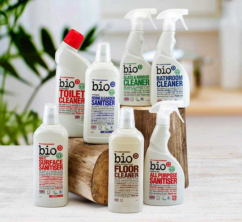 bio-D eco-friendly cleaning range