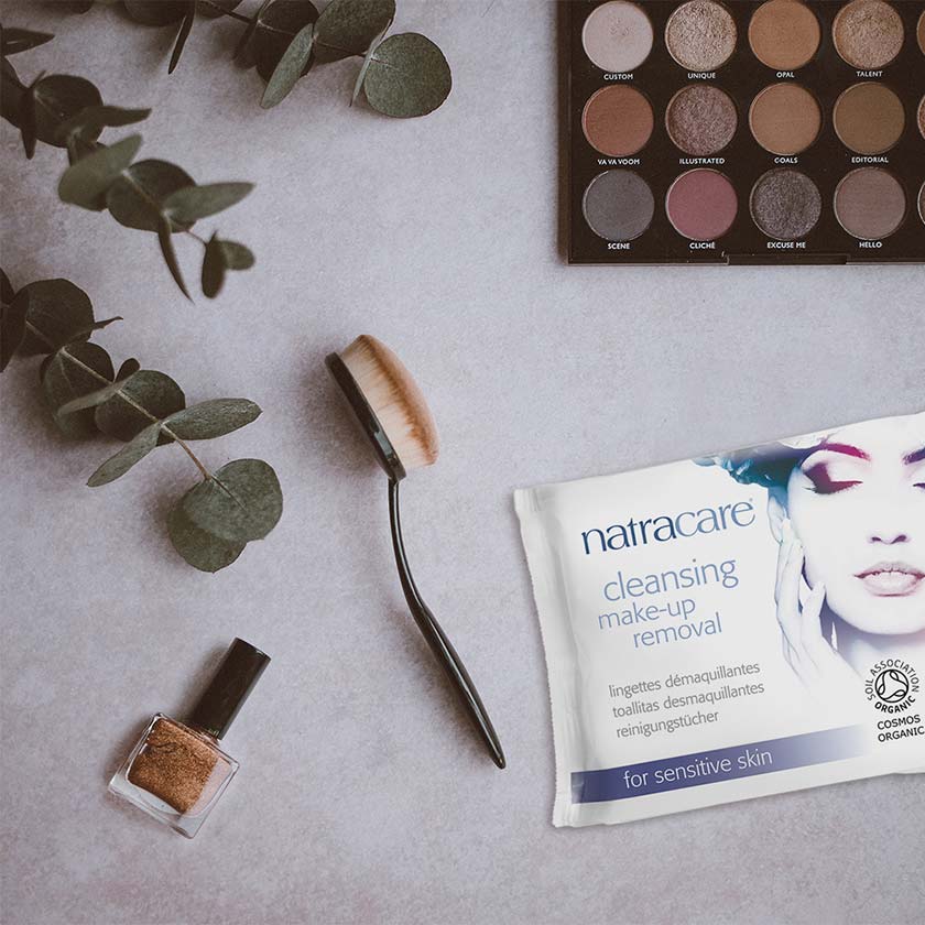 natracare biodegradable organic makeup wipes