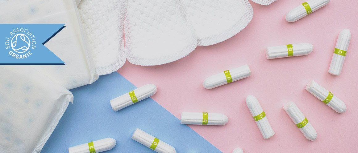 biologische tampons en natuurlijk maandverband