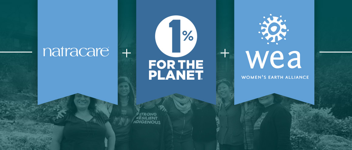 Natracare en WEA partnerschap 1% for the planet