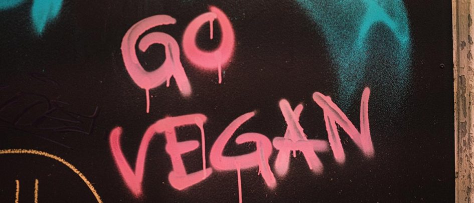 go vegan graffiti