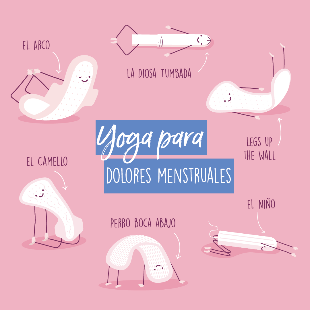 Posturas de Yoga para dolores menstruales