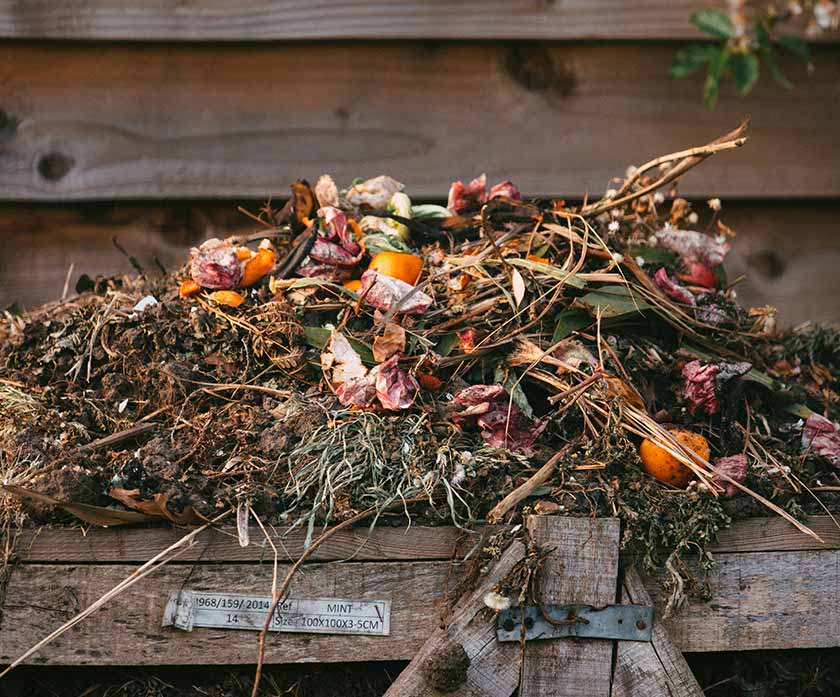 Pila de compost