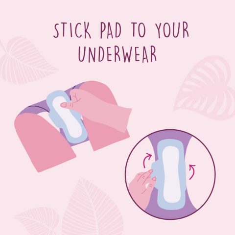 sticking pad to underwear