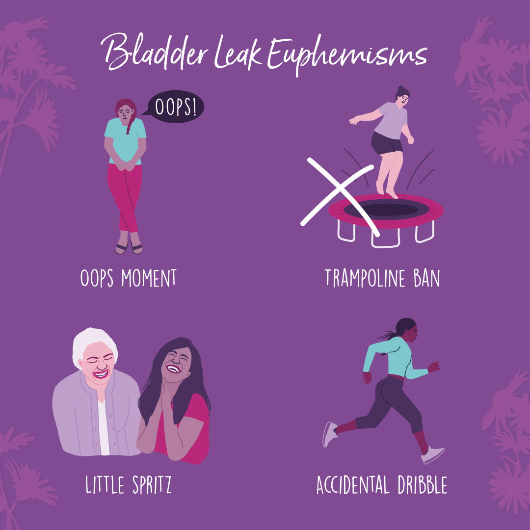 bladder leak euphemisms