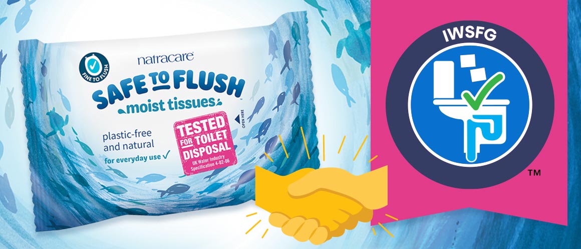 El papel higiénico húmedo Safe to Flush consigue la certificación IWSFG