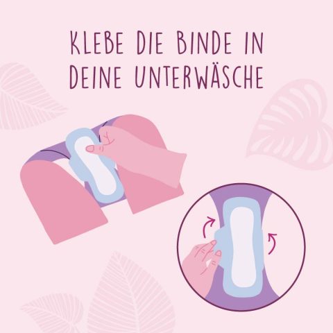 Wie du eine Binde richtig verwendest - Natracare