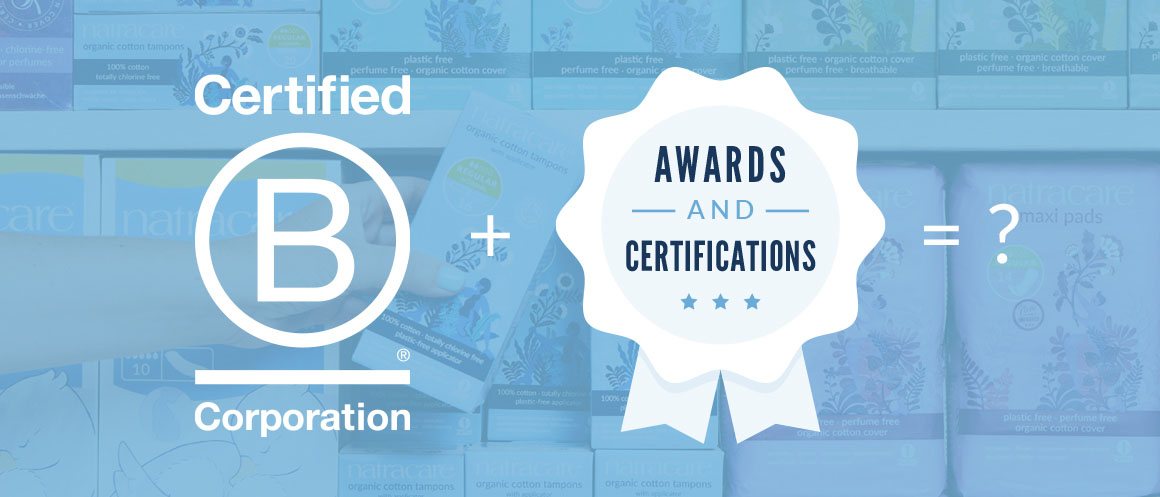b corp logo and other awards and certifications