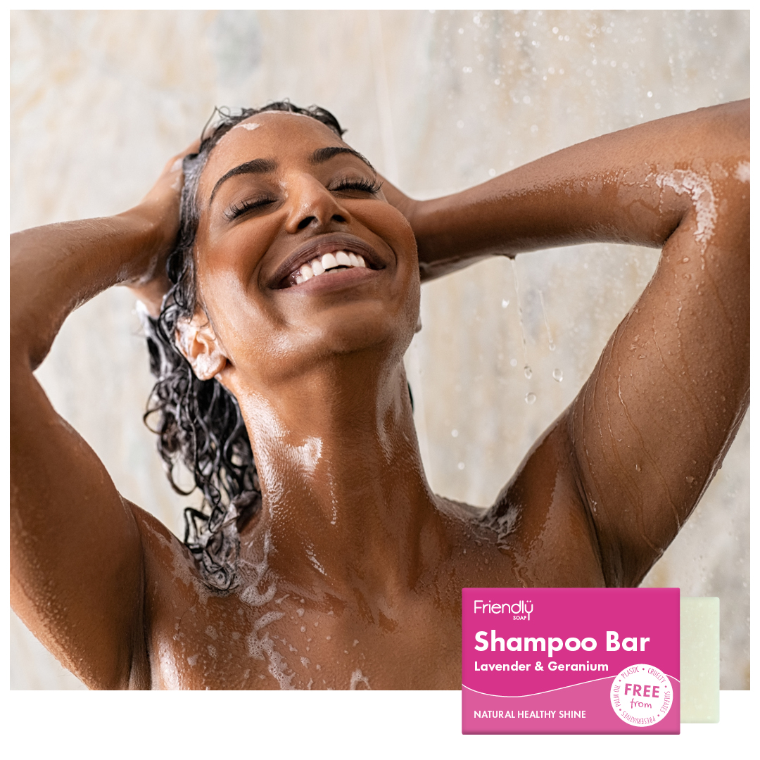 Friendly soap shampoo bar
