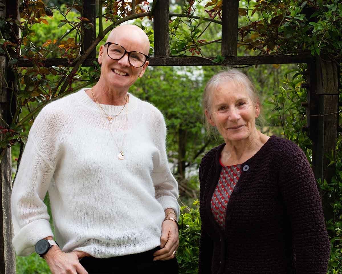 Nina Davies new CEO of Natracare, with Susie Hewson, Founder